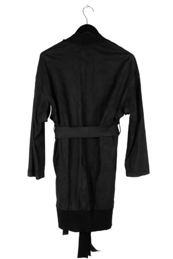 ISAAC SELLAM Leather Kimono Coat 04