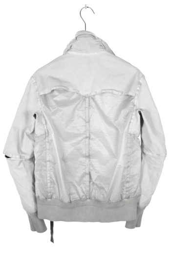 ISAAC SELLAM Leather Parachute Bomber Jacket 03