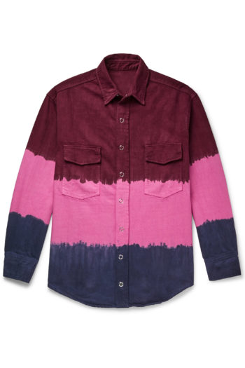 THE ELDER STATESMAN Dip Dyed Denim Work Shirt 1