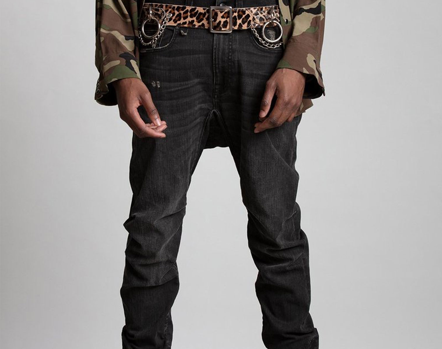 R13 Cooper Tapered Drop Jeans 1