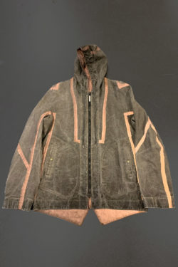 ISAAC SELLAM Reversible Copper Dyed Reflective Seam Taped Parka
