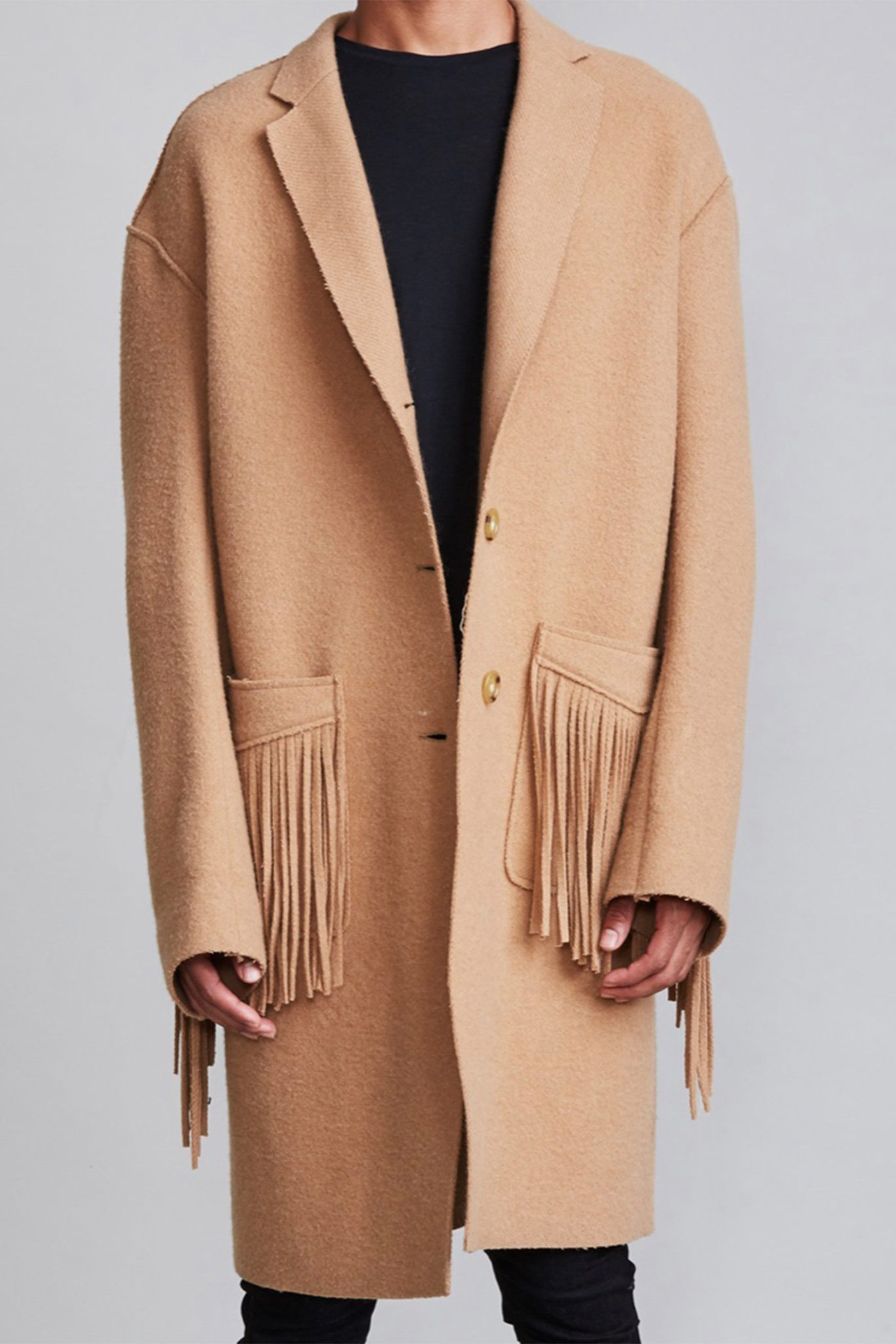 R13 Fringe Raw Cut Coat endstation gallery.