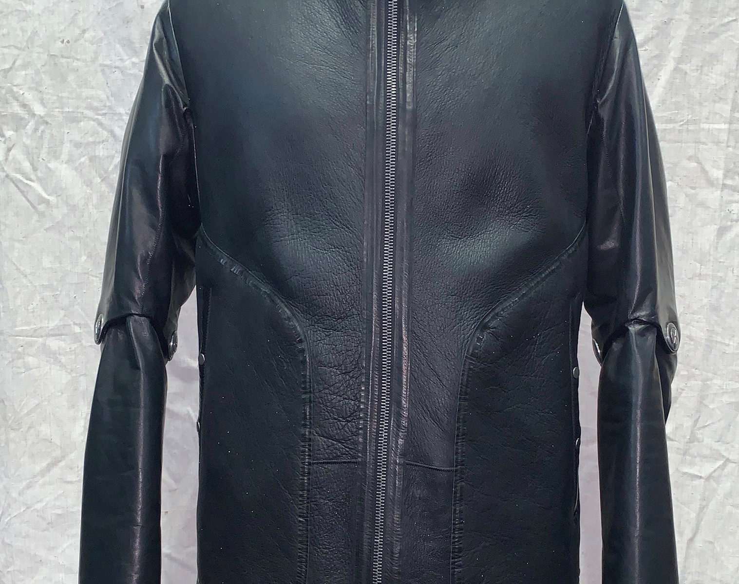 ISAAC SELLAM Shearling Leather Coat 1
