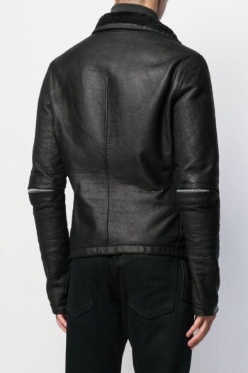 ISAAC SELLAM Shearling Leather Jacket 4